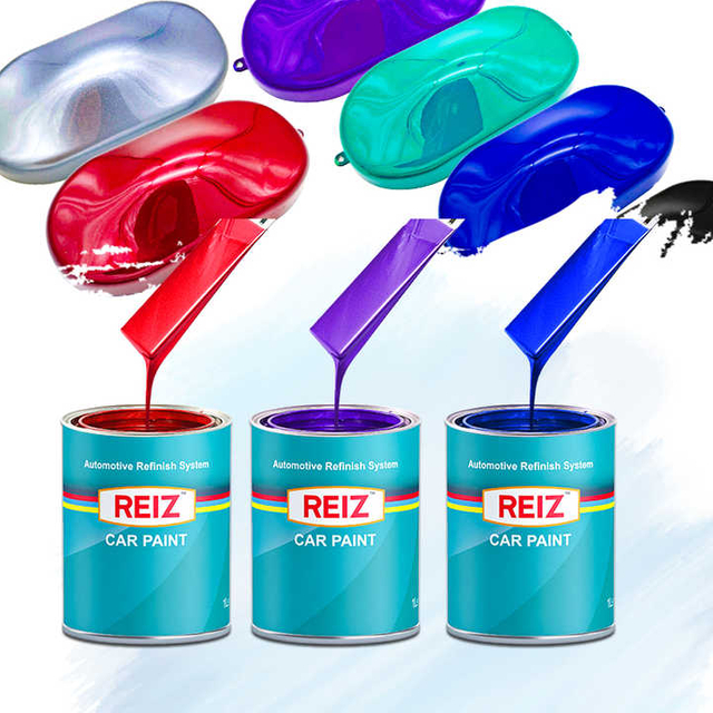 Autobody Refinish Resin Spray Paint Heat Resistant Fast Drying Bule Car Paint