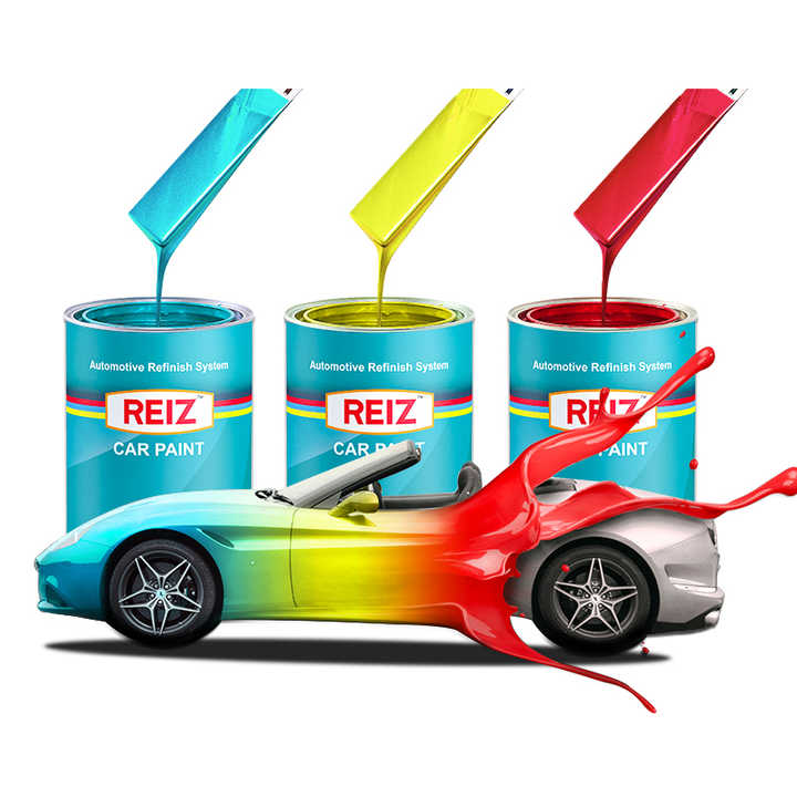 Reiz Car 1k Base Paint Blue Color Acrylic Polymer Auto Paint