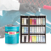 REIZ Acrylic Complete Formula System Car Paints Soild Bule Auto Paint